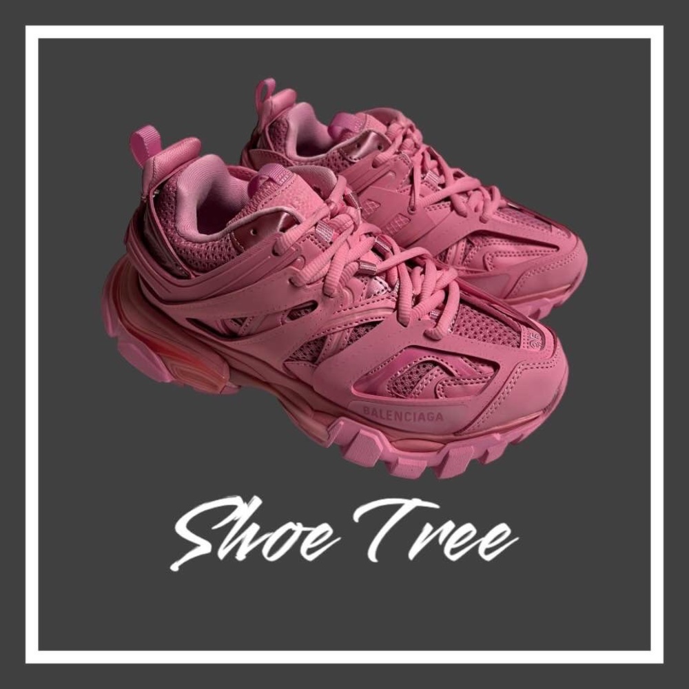 Balenciaga Track Trainer Runners Sneakers Women Size 5 Sneaker Pink